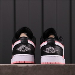 Dámské Air Jordan 1 Low "Pink Quartz" 554723-016 Růžová Černá Bílá