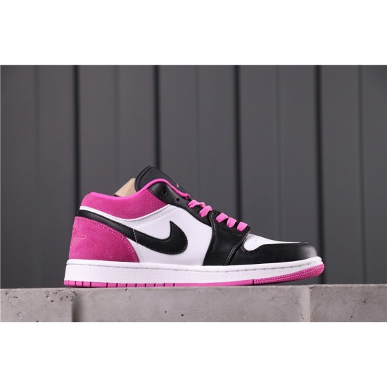 Air Jordan 1 Low SE "Magenta" CK3022-005 White Pink Black