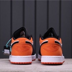 Air Jordan 1 Low "Shattered Backboard" 553558-128 Oranžová černá Bílá