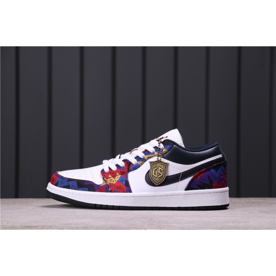 Air Jordan 1 Low "Sweater" CZ8659-100 Dark Purple White