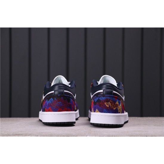 Air Jordan 1 Low "Sweater" CZ8659-100 Dark Purple White