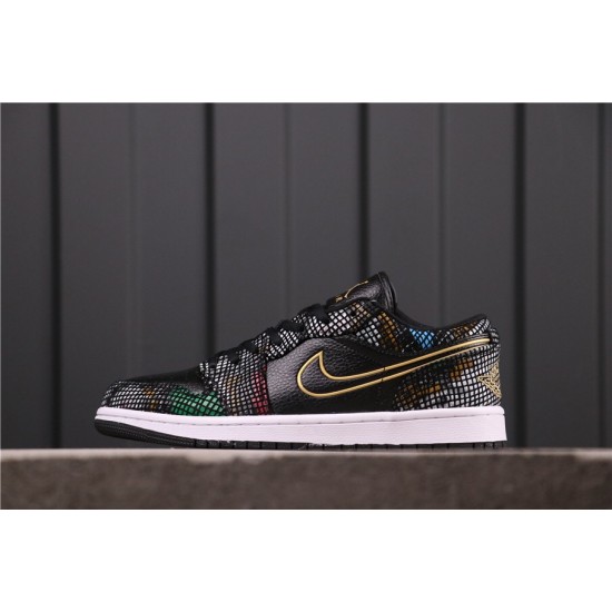 Air Jordan 1 Low BHM CW5580-001 hnědá černá