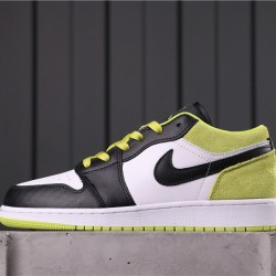 Air Jordan 1 Low BHM "BLACK CYBER" CK3022-003 Zelená černá Bílá