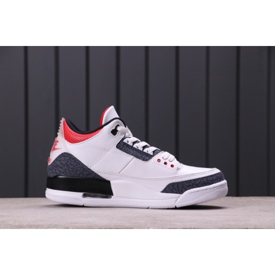 Air Jordan 3 SE DNM "Fire Red" CZ6431-100 Bílá černá