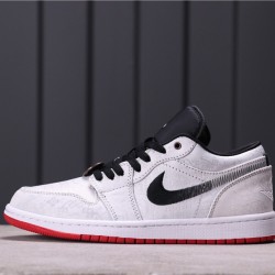 CLOT x Air Jordan 1 Low "Fearless" CU2804-100 Bílá Černá Červená