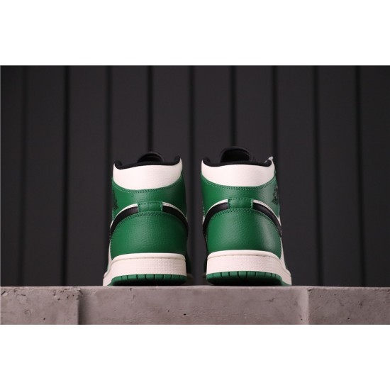 Air Jordan 1 Mid "Pine Green" 852542-301 Zelená Bílá černá