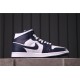 Air Jordan 1 Mid "Obsidian" 554724-174 tmavě Modrá Bílá