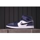 Air Jordan 1 Mid "Sanded Purple" 554724-445 Purple White Black