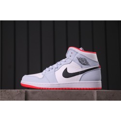 Air Jordan 1 Mid "Bred Toe" 555112-400 šedá černá Bílá