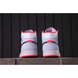 Air Jordan 1 Mid "Bred Toe" 555112-400 šedá černá Bílá