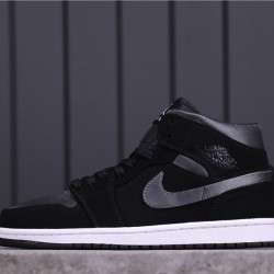 Air Jordan 1 Mid 852542-012 černá šedá