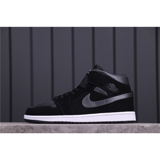 Air Jordan 1 Mid 852542-012 černá šedá