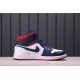 Air Jordan 1 Mid "USA" 852542-104 Modrá Bílá