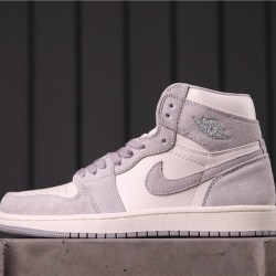 Air Jordan 1 Mid "PALE IVORY" AH7389-101 šedá Fialová