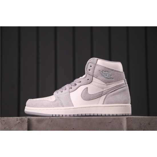 Air Jordan 1 Mid "PALE IVORY" AH7389-101 šedá Fialová