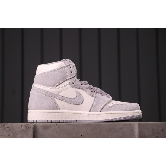 Air Jordan 1 Mid "PALE IVORY" AH7389-101 šedá Fialová