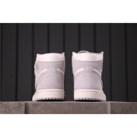 Air Jordan 1 Mid "PALE IVORY" AH7389-101 šedá Fialová