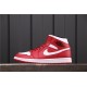 Air Jordan 1 Mid "Gym Red" 554724-605 červená Bílá