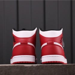 Air Jordan 1 Mid "Gym Red" 554724-605 červená Bílá