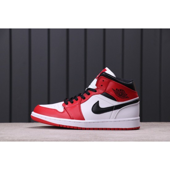 Air Jordan 1 Mid "Chicago" 554726-173 červená Bílá černá