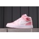 Air Jordan 1 Mid "Digital Pink" CW5379-600 Růžová Bílá