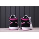 Air Jordan 1 Mid "White Black Pink" BQ6472-005 Černá Bílá Fialová