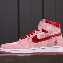 Air Jordan 1 Mid "Valentine's Day" CT2552-800 Růžová červená