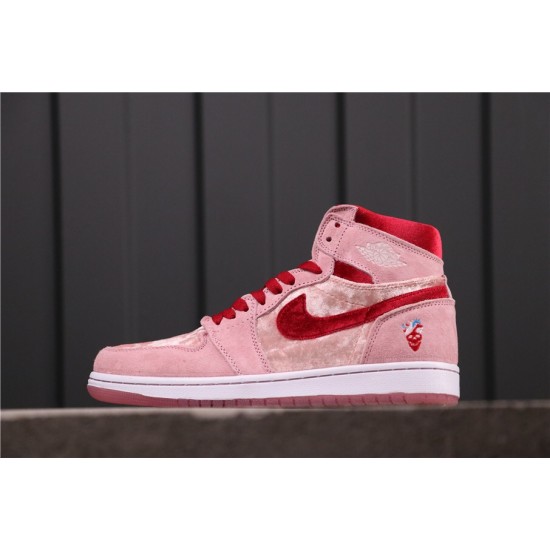 Air Jordan 1 Mid "Valentine's Day" CT2552-800 Růžová červená