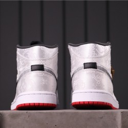 CLOT x Air Jordan 1 Mid "Fearless" CU2804-100 Bílý černý