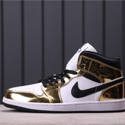 Air Jordan 1 Mid "Metallic Gold" DC1419-700 Zlato Bílá