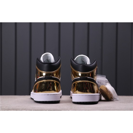 Air Jordan 1 Mid "Metallic Gold" DC1419-700 Zlato Bílá