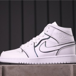 Air Jordan 1 Mid SE "Equality" CK6587-100 Bílá černá