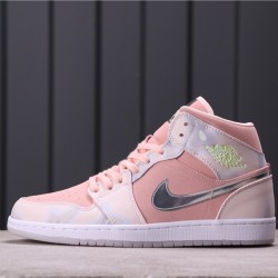 Air Jordan 1 Mid SE "P (Her) spective" CW6008-600 Bílá Růžová Černá