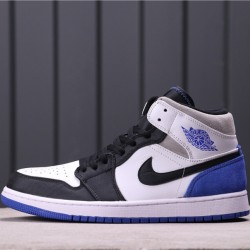 Air Jordan 1 Mid SE "Game Royal" 852542-102 Bílá černá Modrá