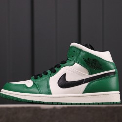 Air Jordan 1 Mid SE "Pine Green" 852542-301 Zelená Bílá černá