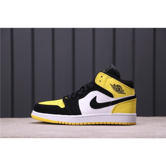 Air Jordan 1 Mid SE "Yellow Toe" 852542-071 Žlutá Bílá Černá