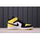 Air Jordan 1 Mid SE "Yellow Toe" 852542-071 Žlutá Bílá Černá