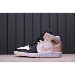 Air Jordan 1 Mid "Crimson Tint" 554724-133 Růžová Bílá Černá