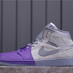 Sheila Rashid x Air Jordan 1 Mid CW5897-005 Šedá Fialová