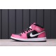 Dámské Air Jordan 1 Mid "Pink Sicle" 555112-002 Růžová černá