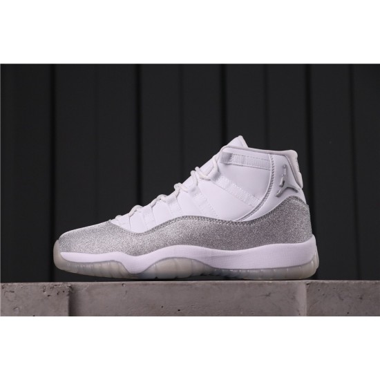 Air Jordan 11 "Metallic Silver" AR0715-100 Bílá šedá