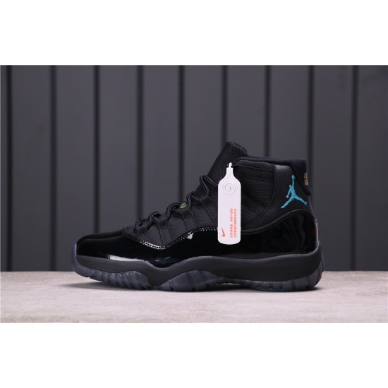 Air Jordan 11 GS "Gamma Blue" 378037-006 Všechno černé