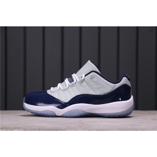 Air Jordan 11 Low "Georgetown" 528895-007 šedá Modrá