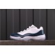 Air Jordan 11 Low "Navy Blue Snakeskin" CD6846-102 Bílá Modrá