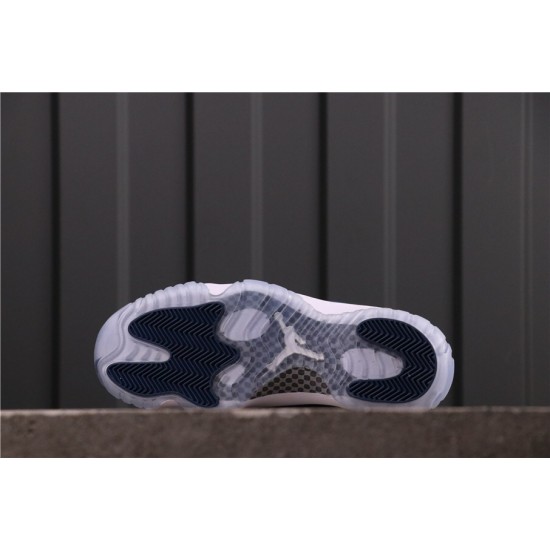 Air Jordan 11 Low "Navy Blue Snakeskin" CD6846-102 Bílá Modrá