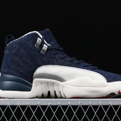 Air Jordan 12 "International Flight" BV8016-445 Modrá Bílá