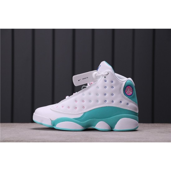 Air Jordan 13 "Aurora Green" 439358-100 Bílá Modrá