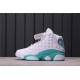 Air Jordan 13 "Aurora Green" 439358-100 Bílá Modrá