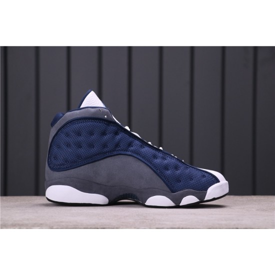 Air Jordan 13 "Flint" 414571-404 Modrá Bílá