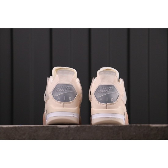 OFF-WHITE x Air Jordan 4 "Sail" SP CV9388-100 Růžová Bílá